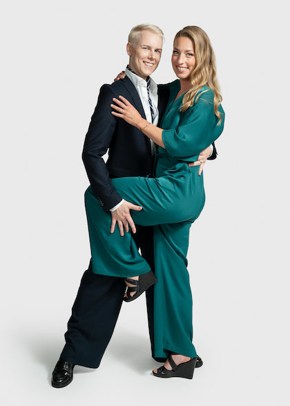 Linda Sällström ja Valtteri Palin